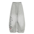 Velvet curved knife sweatpants
