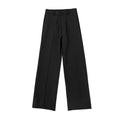 A-line Straight-leg Relaxed-fit Casual Work Trousers Mens Simple And Comfortable Long Pants