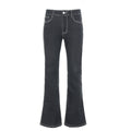 Low waisted straight leg slim fit jeans