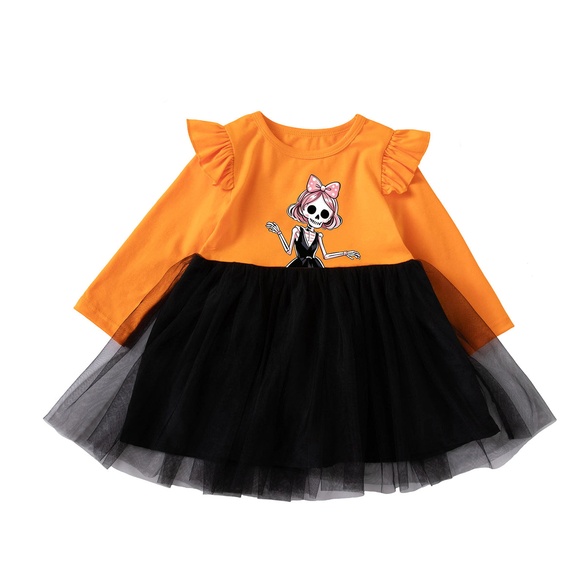 Halloween New Style Girls' Dress for Kids, Festival Party Costume Clothing