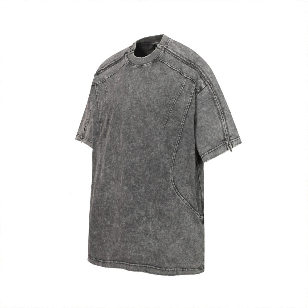 Make vintage washed short sleeved t-shirts