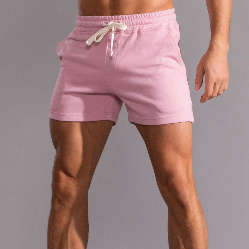 Cotton Sports Shorts, Mens Trendy Mens Cropped Pants, Oversized Casual Cropped Pants, Running Fitness Pants