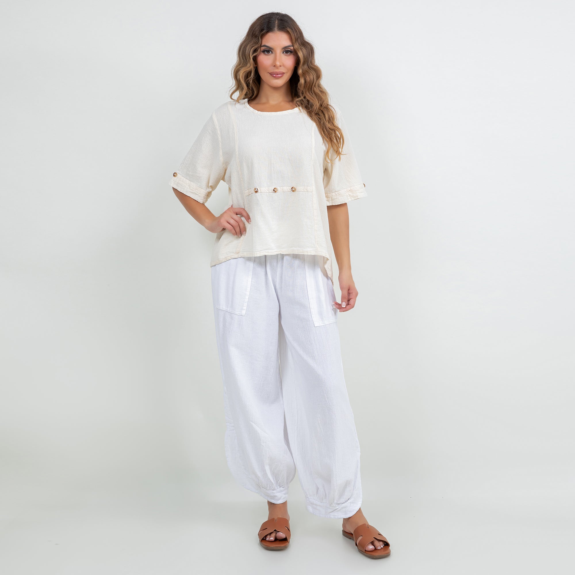 Women's 100% Cotton Gauze Kira Top