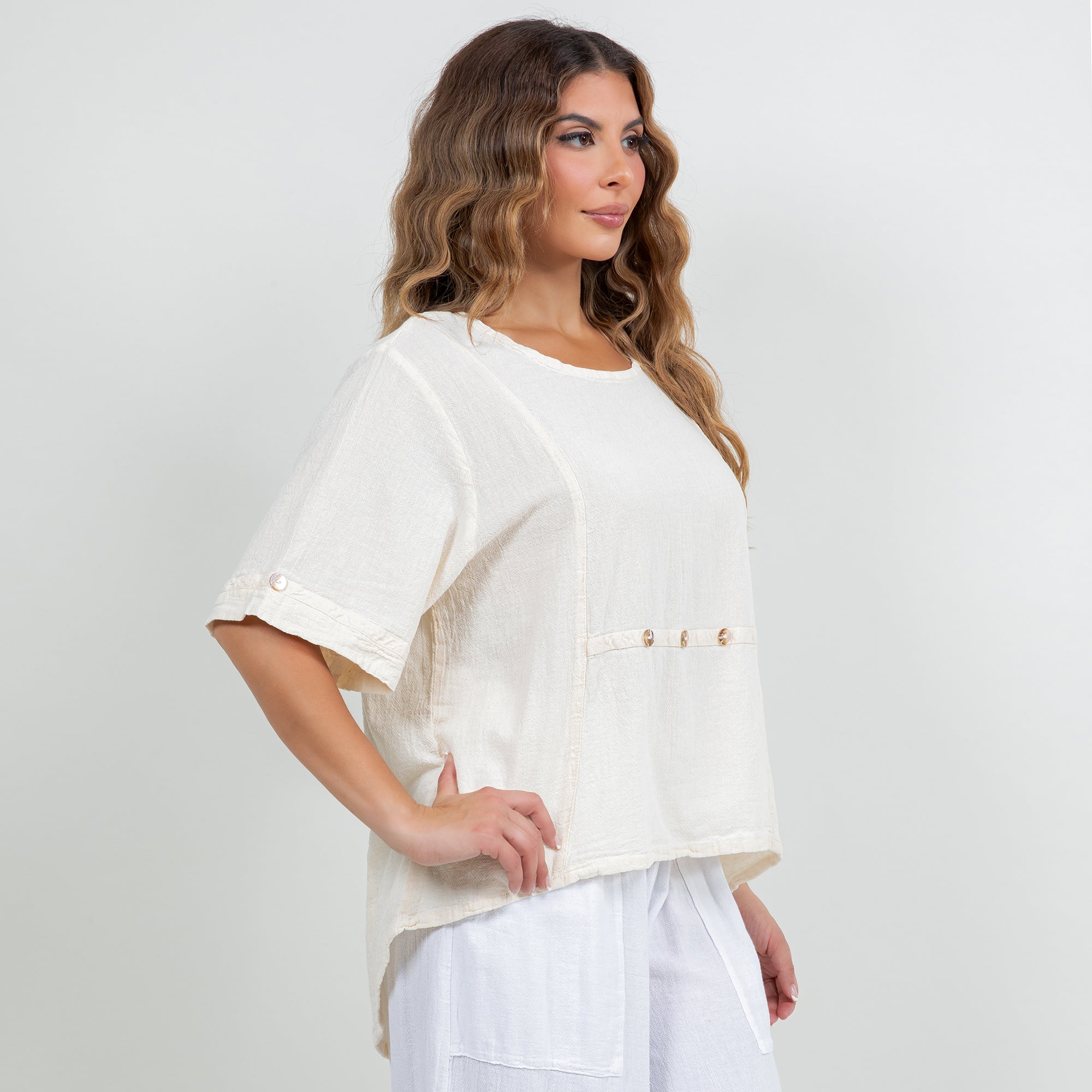 Women's 100% Cotton Gauze Kira Top