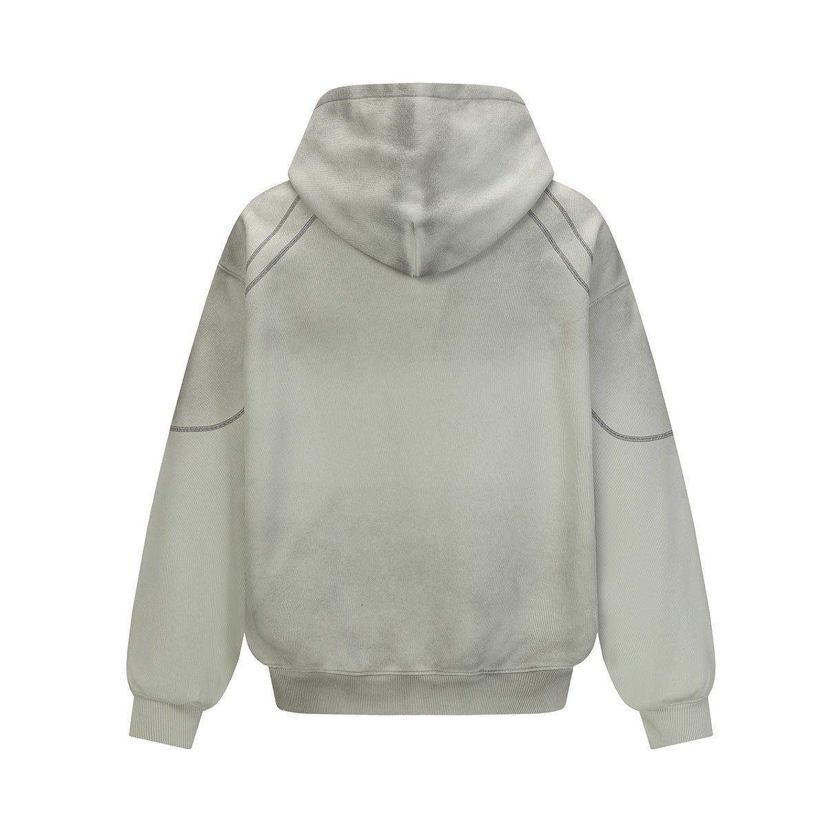 Wash dirty and dyed hoodies with water