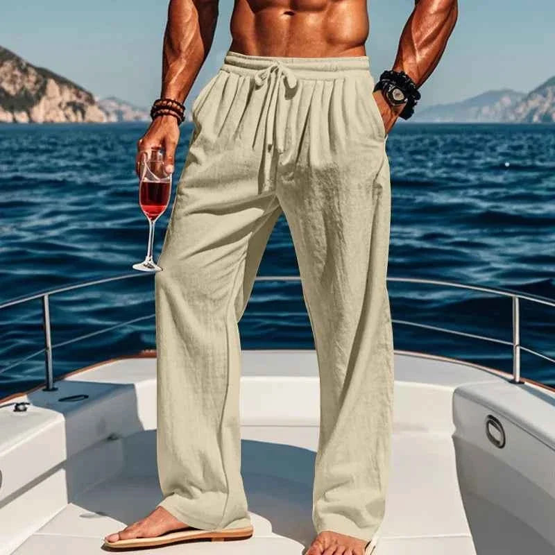 Men's Linen Yoga Pants Spring/Summer