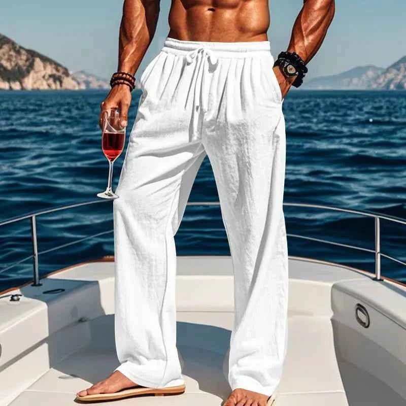 Men's Linen Yoga Pants Spring/Summer
