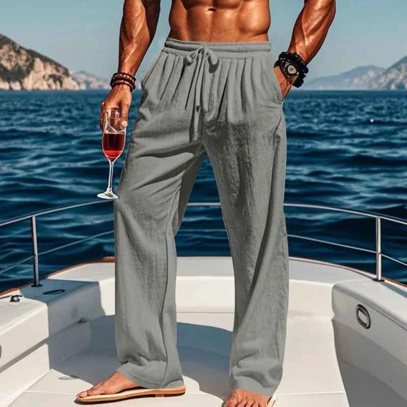 Men's Linen Yoga Pants Spring/Summer
