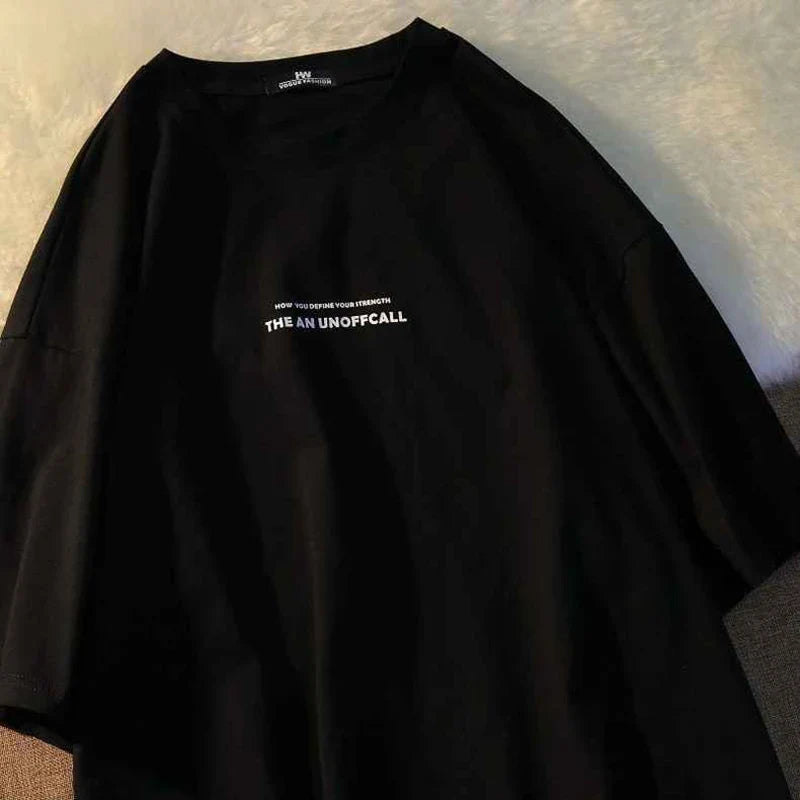men's summer letter print t-shirt New Summer