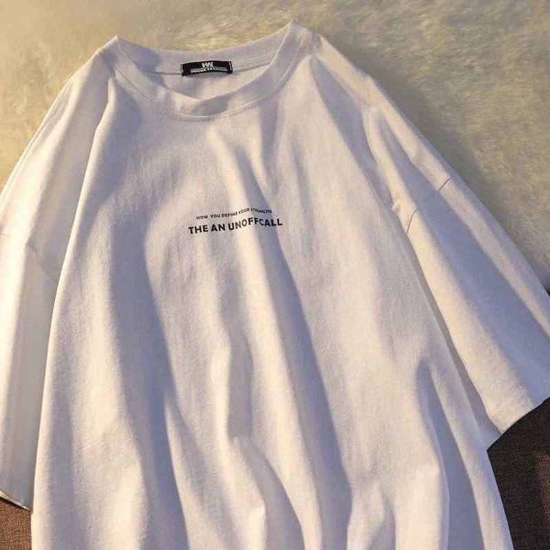 men's summer letter print t-shirt New Summer