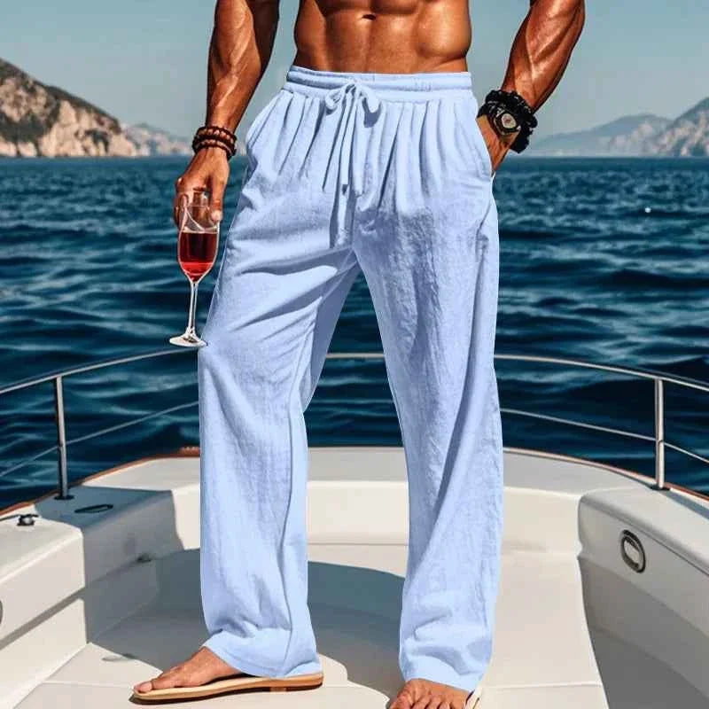 Men's Linen Yoga Pants Spring/Summer