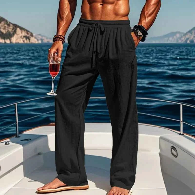 Men's Linen Yoga Pants Spring/Summer